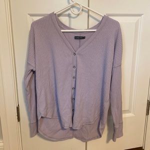 A&F button down sweater